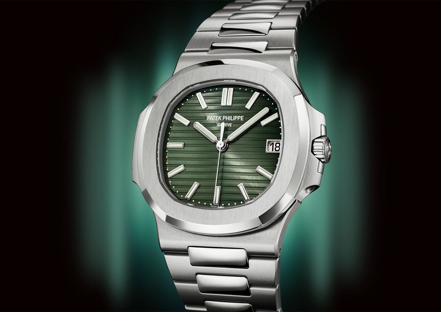 In Patek Philippe adverts, expect the watch to be set to the number 18
