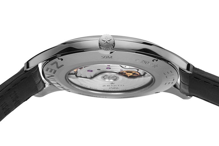 The Zenith is thinner than the Jaeger-LeCoultre by a third of a millimetre